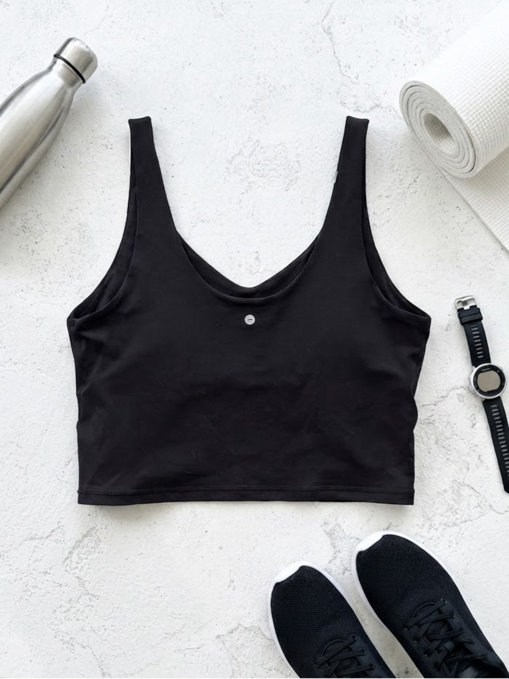Avia Built In Bra Sports Stretch
Performance Tank Top sz Womens XL (16/18) Black